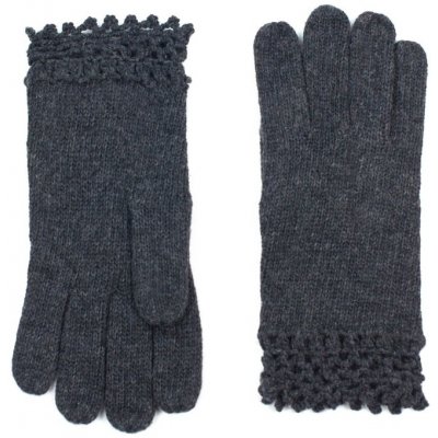 Art of Polo vlněné rukavičky s krajkou šedé – Zboží Mobilmania