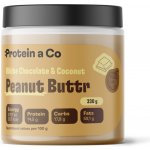 Protein&Co Arašídový krém s bílou čokoládou a kokosem 330 g – Hledejceny.cz