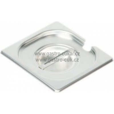 GN 1/2 (h=20 - 200 mm) nerezová plná OPTINOX GN provedení: víko s výřezem naběračka STANDARD – Zbozi.Blesk.cz