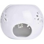 Dedra Keramická aroma lampa s krajkovým dekorem lesklá bílá – Hledejceny.cz