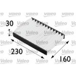 Filtr vzduchu v interiéru VALEO 698255