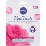 Nivea Rose Touch 10minutová hydratační maska pod oči 1 pár – Zboží Dáma