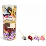 Beeztees Hračka pro kočky látková myš 4cm – Zboží Mobilmania