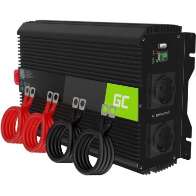 Green Cell Power Inverter PRO z 12V na 230V, 3000W/6000W, modifikovaná sinusoida INVGC12 | Zboží Auto