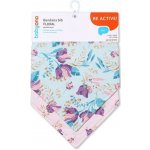 BabyOno Dětský bryndáček/šátek 2D sada Floral, lila/mátová – Zboží Mobilmania