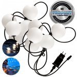 KOBI Pohádková světla zahradní vodní pohádková světla pro venkovní řetěz pro bazénové jezírko 7,74 m 10x LED koule 10W 2500K – Hledejceny.cz
