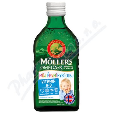 Möller´s Omega 3 Můj první rybí olej 250 ml – Zbozi.Blesk.cz