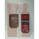 Beefeater Pink Gin 37,5% 0,7 l (dárkové balení 1 sklenice)