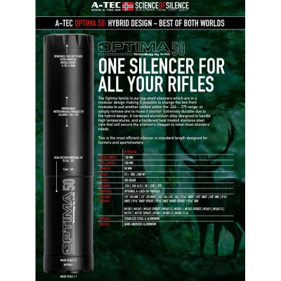 A-TEC OPTIMA 50 pro ráže do .30" na závit 1/2"-28 UNEF – Zboží Dáma