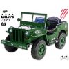 Elektrické vozítko Dea Elektrický Jeep Willysgreen army