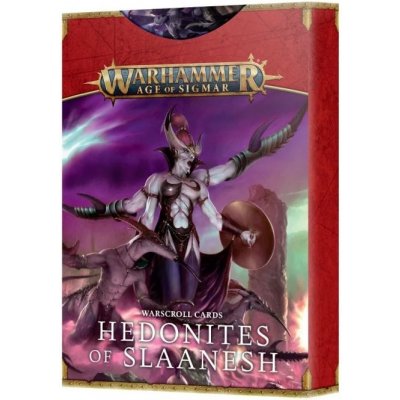 GW Warhammer Age of Sigmar Warscroll Cards Hedonites of Slaanesh – Zboží Živě