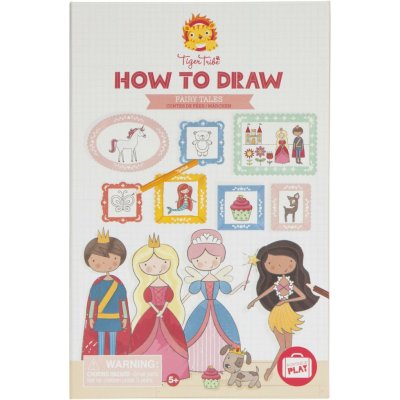 Tiger Tribe Kreativní sada How to Draw Fairy Tales – Hledejceny.cz