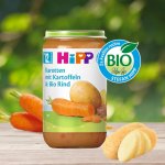 HiPP BIO Zeleninová směs s hovězím masem 250 g – Zboží Mobilmania