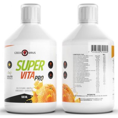 Czech Virus SuperVita Pro PPomeranč 500 ml – Zbozi.Blesk.cz