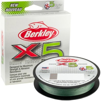 Berkley X5 green 150m 0,08mm 7,6kg – Zboží Mobilmania