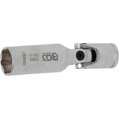 BGS 2985, Sada kloubových šestihranných hlavic na žhavicí svíčky | 10 mm (3/8") | 16 mm – Hledejceny.cz