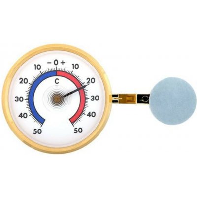 MPM Nalepovací venkovní teploměr Tagras - zlatý E24.4830.80.004371 – Zboží Dáma