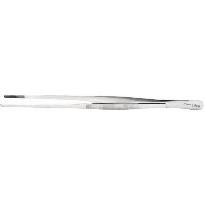 Clifton Food Range Pinzetové kleště s kulatou špičkou nerezové 300mm – Zboží Dáma