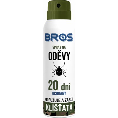 Bros spray na oblečení odpuzující a hubící klíšťata 90 ml – Zboží Mobilmania