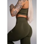 Gym Glamour Legíny Push Up Khaki – Zboží Dáma