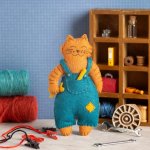 Corinne Lapierre Kreativní sada na plstění Kocour z plsti s osobitým šarmem – Hledejceny.cz