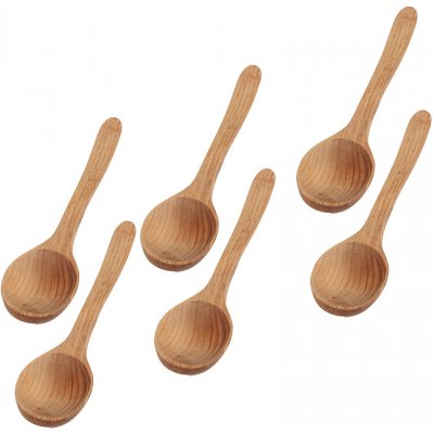 ČistéDřevo Dřevěná lžíce 21cm 6 ks – Zboží Dáma