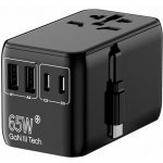 CROSSIO ChargeMe Adapter PLUS PD65W 2A+3C GaN III – Zboží Živě
