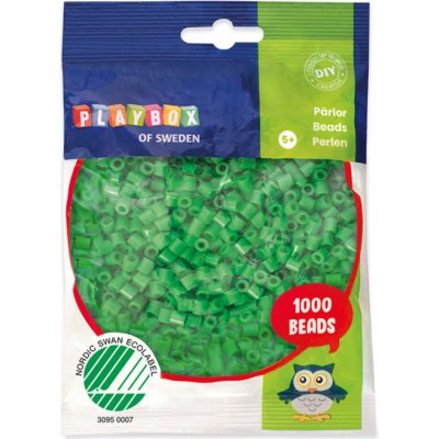 Playbox Zažehlovací korálky, 1000ks - zelené – Zboží Dáma