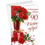 ARGUS Přání k 90. narozeninám 75-644c90 – Zboží Dáma