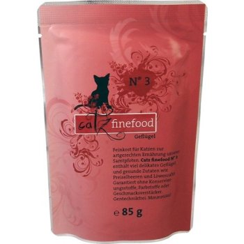 Petnature Catz Finefood 3 drůbeží 85 g