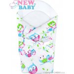 New Baby Zavinovačka s kokosovou vyztuží a mašlí bílá se sovou – Zboží Dáma