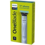 Philips OneBlade First Shave QP1324/20 blankytně modrá – Zboží Dáma