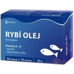 Noventis Rybí olej 50+10 kapslí – Hledejceny.cz