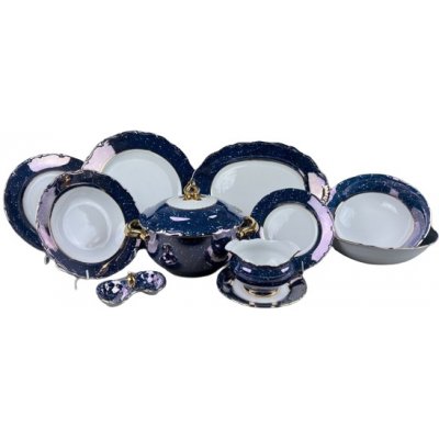 Kerapo Jídelní souprava listr Noční obloha 6 osob 25 ks – Sleviste.cz