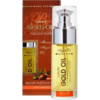 Luxury Gold Oil suchý pleťový olej s arganovým olejem 30 ml – Zbozi.Blesk.cz