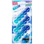 Dr. Devil WC Bicolor 5ball závěsný WC blok Polar aqua 3 x 35 g – Zboží Dáma