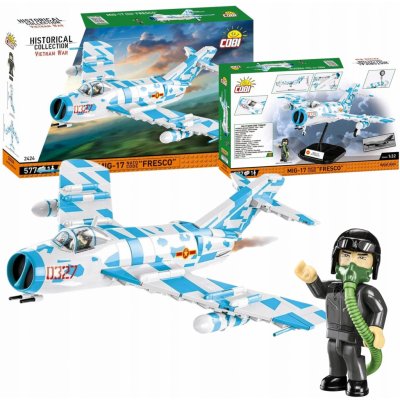 COBI 2424 Vietnam War Severovietnamský stíhací letoun MIG-17 FRESCO – Zboží Dáma