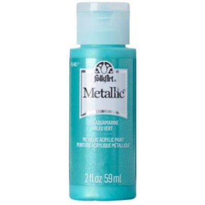 FolkArt metallic acrylic paint 59 ml metallic aquamarine – Hledejceny.cz
