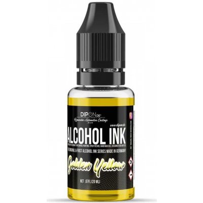 DIPON Golden Yellow Žlutý alkoholový inkoust 20 ml – Zboží Mobilmania