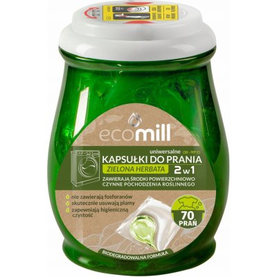 Ecomill Univerzální prací kapsle 2v1 Zelený čaj 70 PD – Hledejceny.cz
