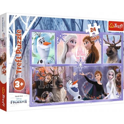 Trefl Maxi Svět plný magie Frozen 2 14345 24 dílků – Zboží Mobilmania
