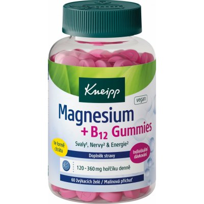 Kneipp Doplněk stravy Magnesium + B12 gummies 60 ks – Hledejceny.cz