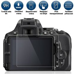 Ochranné fólie pro fotoaparáty Tempered Glass ochranné tvrzené sklo pro Nikon D5600/D5500/D5300/Pentax K-1 Mark II/K-1 (76 × 58,5 mm)