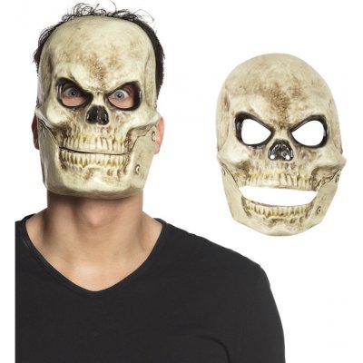 Maska lebka s pohyblivou čelistí – Sleviste.cz