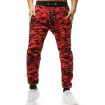 Dstreet pánské teplákové kalhoty UX3510 červené – Hledejceny.cz