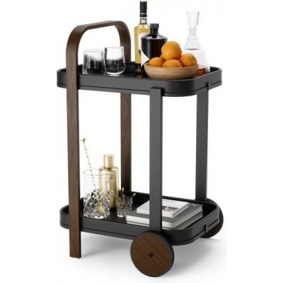 Umbra b.v. Servírovací vozík Bellwood černý/mandlový – Zboží Dáma