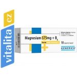 Generica Magnesium 375 mg + B6 Forte s Vitaminem C 10 tablet – Hledejceny.cz