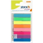 Záložky samolepicí Stick´n 45 x 8 mm, plast, 8 x 20 lístků – Hledejceny.cz