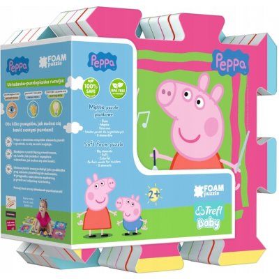 Trefl Puzzle Prasátko Peppa 30x30 cm 8 ks – Zbozi.Blesk.cz