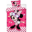 Jerry Fabrics bavlna povlečení Minnie glasses 2015 140x200 70x90